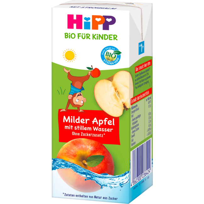 Hipp Bio Appelsap met Mineraalwater 200ml