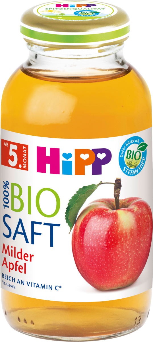 Hipp Biologisch Sap Milde Appel 200ml - Duitse Voordeel Drogist