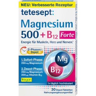 tetesept Tetesept Magnesium 500 + B12 Tabletten