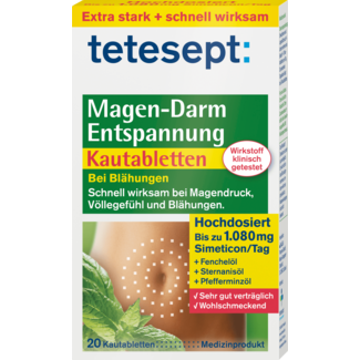 tetesept Tetesept Maag & Darm Ontspanning Kauwtabletten