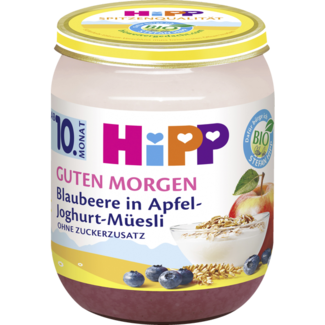 HIPP Hipp Goedemorgen Bosbessen & Appel Yoghurtmuesli