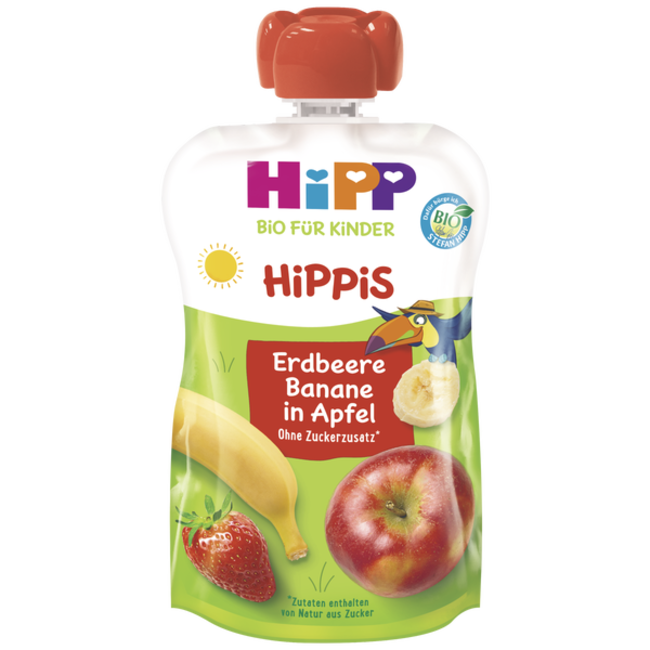 Hipp Hippis Aardbei Banaan & Appel 100g