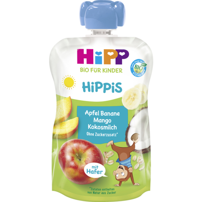 Hipp Hippis Appel Banaan Mango & Kokosmelk 100g