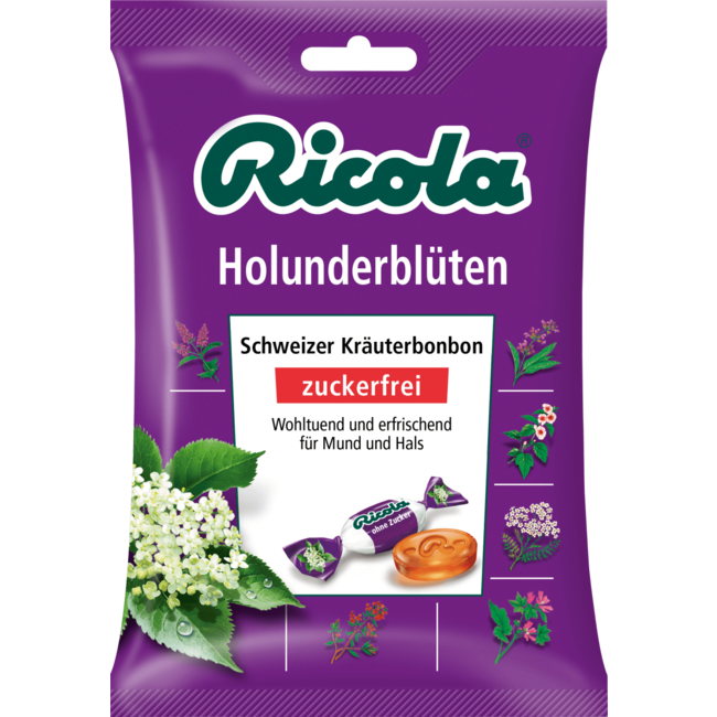 RICOLA Vlierbloesem Kruidenpastilles 75g