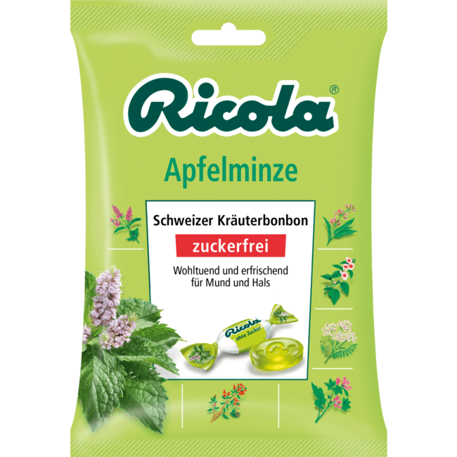 RICOLA Appel Munt Kruidenpastilles 75g