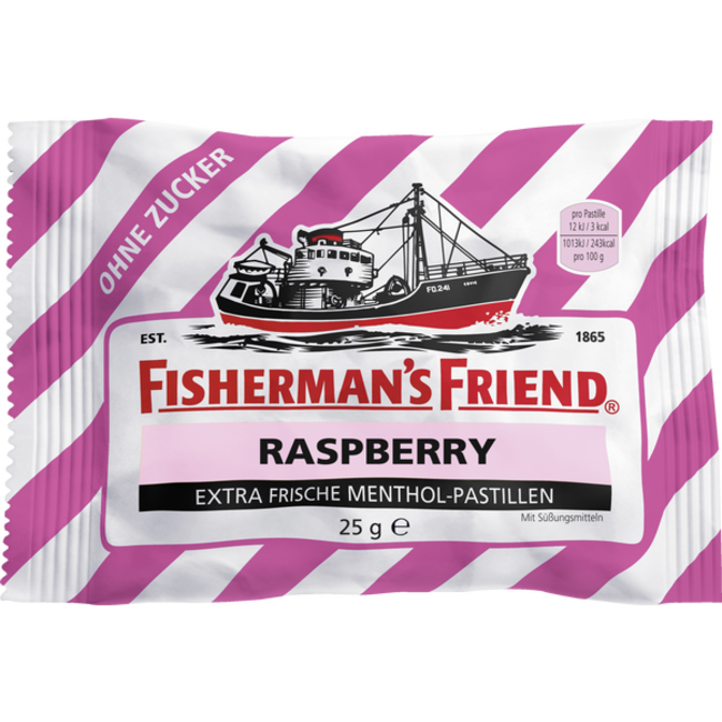 Fisherman's Friend Raspberry Extra Fris 25g