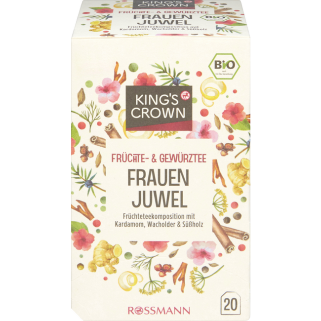 KING'S CROWN Bio Fruit- & Kruidenthee Frauenjuwel 40g