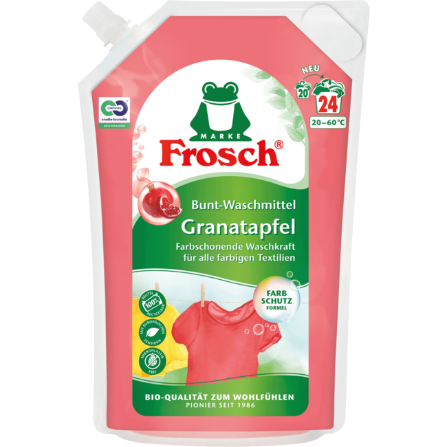 Frosch Vloeibaar Color Wasmiddel Granaatappel