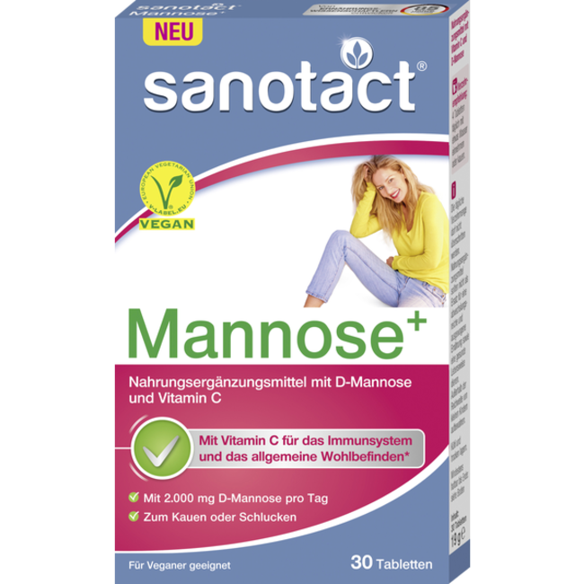 SANOTACT Mannose+ Tabletten 30st