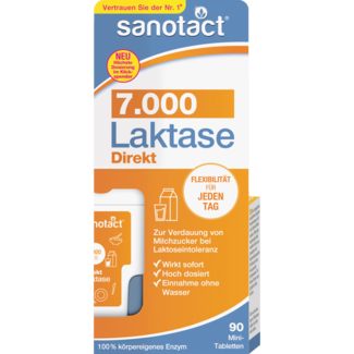 SANOTACT SANOTACT Lactase 7.000 Direct Mini-Tabletten