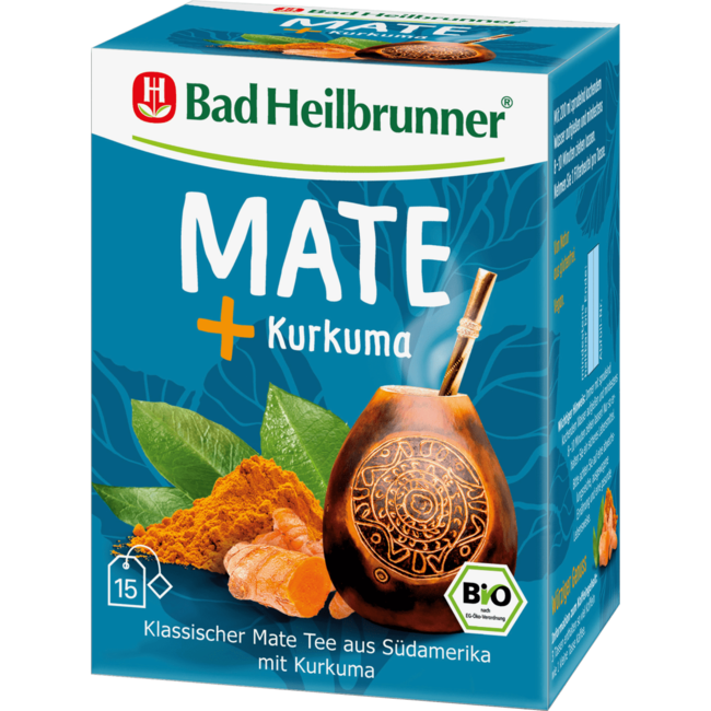 Bad Heilbrunner Kruidenthee Mate & Kurkuma 30g