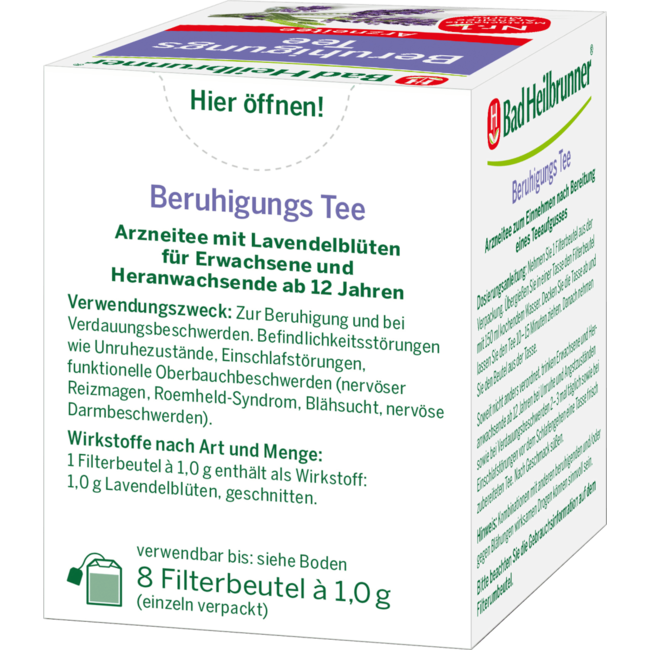 Bad Heilbrunner Kalmerende Thee 8g