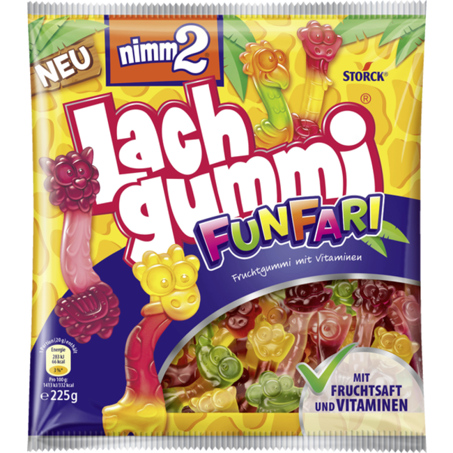 Nimm2 Lachgummi Funfari 225g