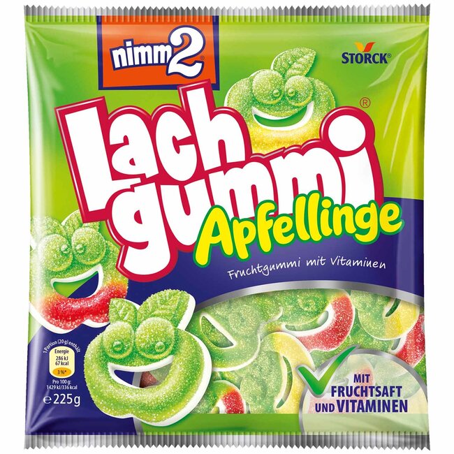 Nimm2 Lachgummi Appelschijfjes 225g