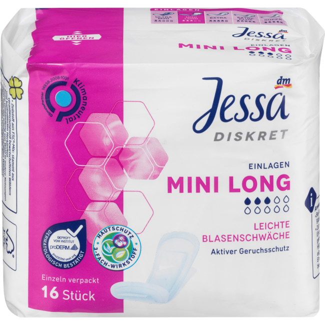 Jessa Discreet Incontinentie Verband Mini Long 16st