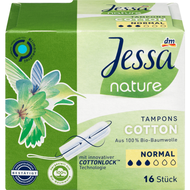 Jessa Tampons Cotton Normal Nature 16st