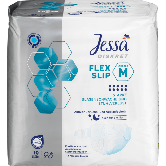 Jessa Discreet Incontinentie Broekjes M Flex Slip 10st