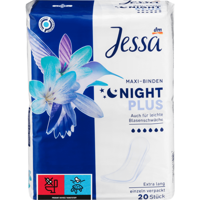 Jessa Maxi Inlegkruisjes Night Plus 20st