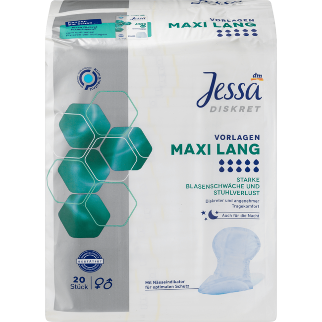Jessa Discreet Incontinentie Verband Maxi Lang 20st