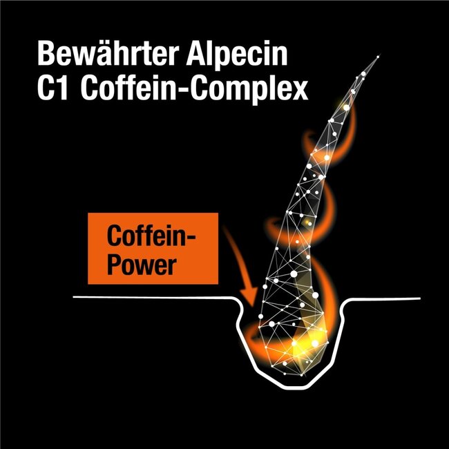 Alpecin Cafeïne Shampoo C1 Black Edition 250mL