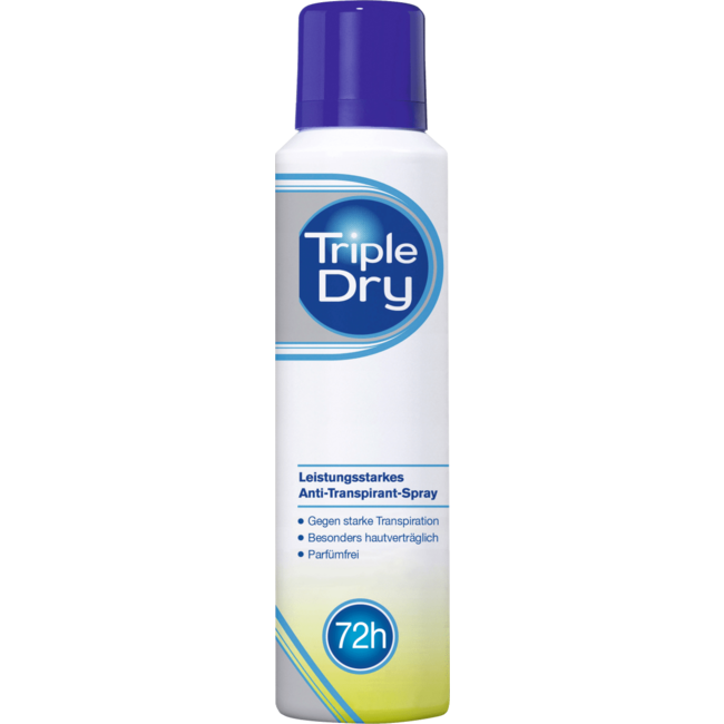 Triple Dry Deodorant Spray Anti-Transpirant 72 h 150mL