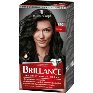 Schwarzkopf  Schwarzkopf Brillance Haarverf Zwart 890