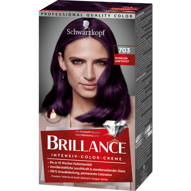 Schwarzkopf Brillance Haarverf Donkere Amethist 703