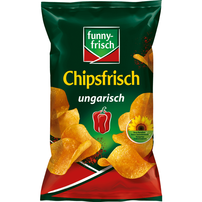 Funny Frisch Chipsfrisch Hongaarse Paprika Chips 150g