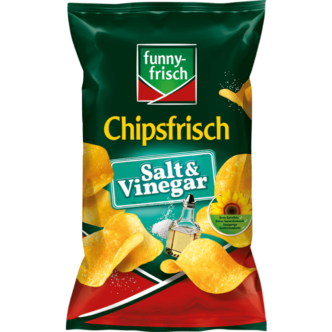 Funny Frisch Chipsfrisch Salt & Vinegar Chips 150g