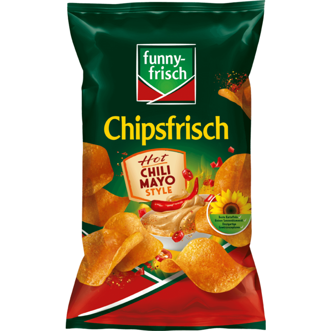 Funny Frisch Chipsfrisch Hot Chili Mayo Style Chips 150g