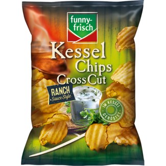 Funny Frisch Funny Frisch Kessel Chips Ranch Sauce Style Cross Cut