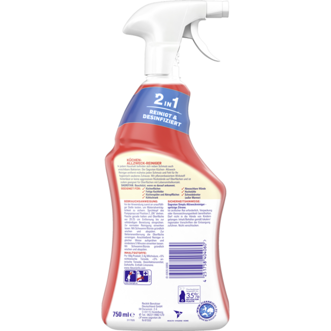 SAGROTAN Keukenreiniger Pittige Citroen 750ml