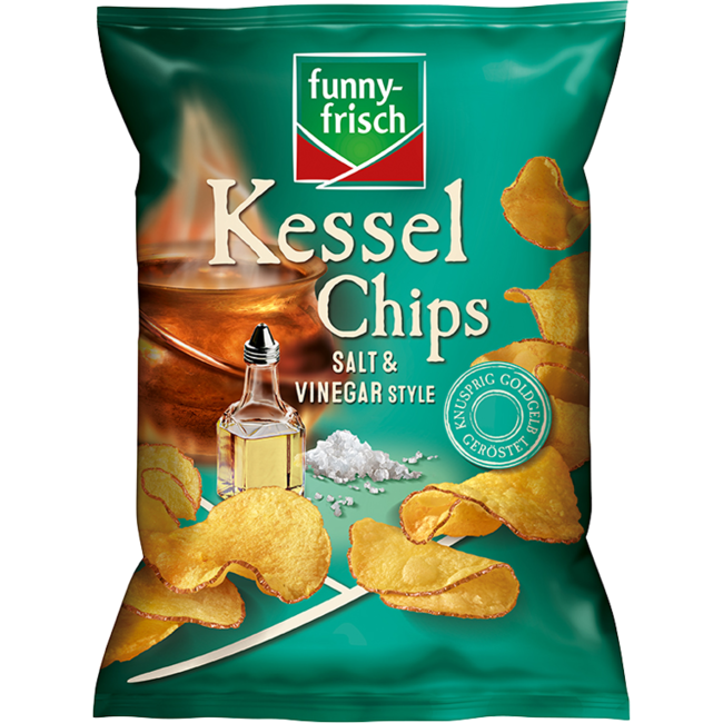 Funny Frisch Kessel Chips Salt & Vinegar 120g