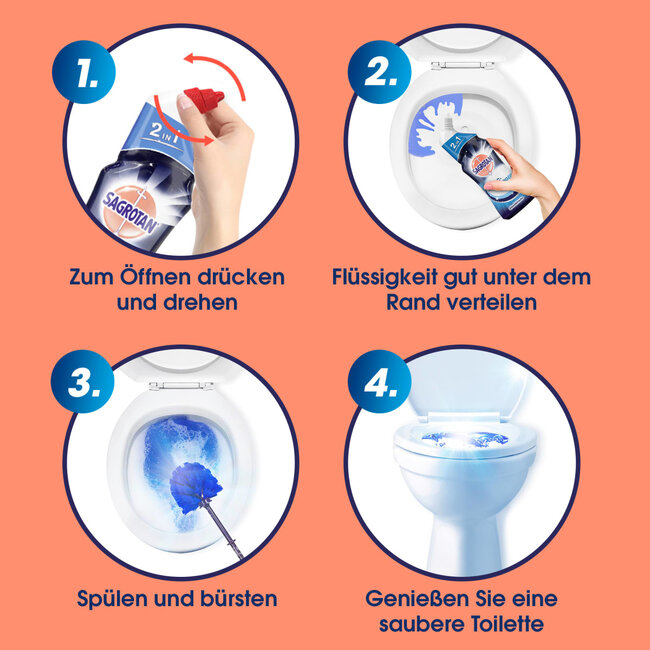 SAGROTAN WC-Reiniger Ocean Freshness 1L