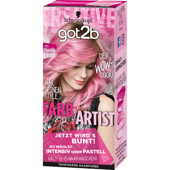 Schwarzkopf Got2b Color Artist Flamingo Pink 093