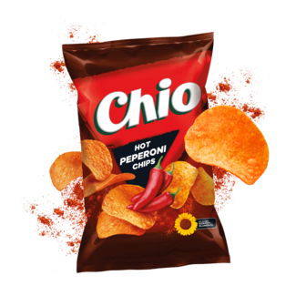 Chio Chio Hot Peperoni Chips