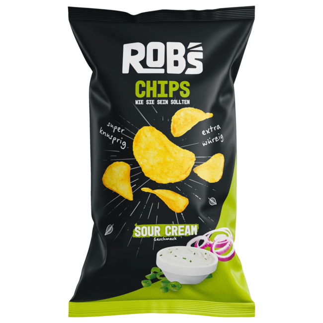 Rob's Sour Cream Chips 120g