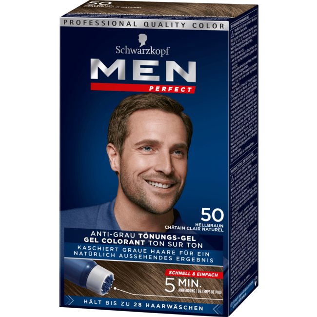 Schwarzkopf Men Perfect Haarverf Natuurlijk Lichtbruin 50