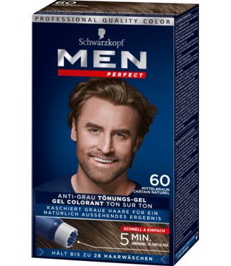 Schwarzkopf Men Perfect Haarverf Natuurlijk Mediumbruin 60 - Voordeel Drogist