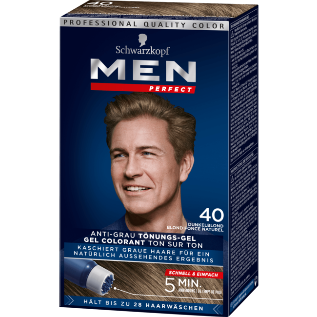 Schwarzkopf Men Perfect Haarverf Natuurlijk Donkerblond 40