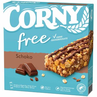 CORNY CORNY Mueslirepen Free Choco 6x20g