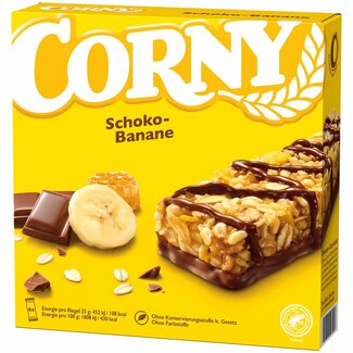 CORNY CORNY Mueslirepen Choco Banana  6x25g