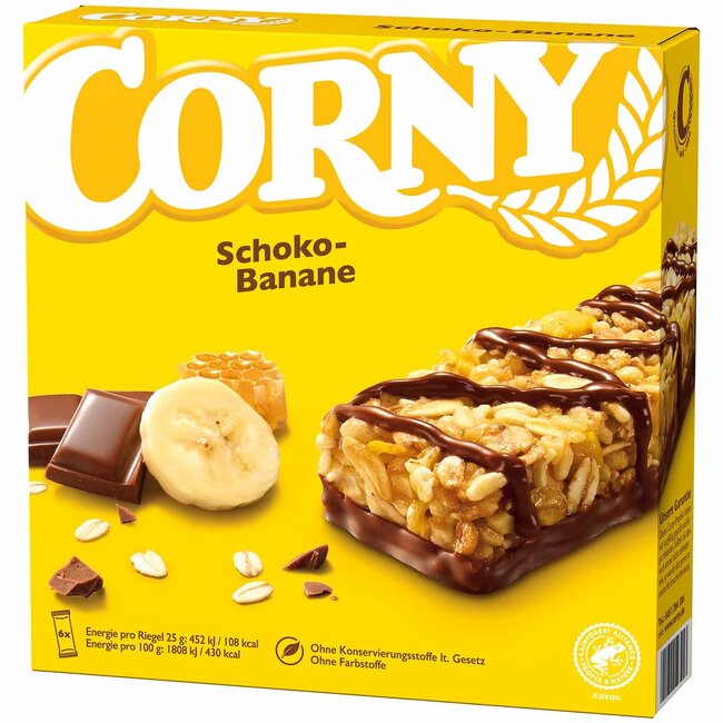 CORNY Mueslirepen Choco Banana  6x25g