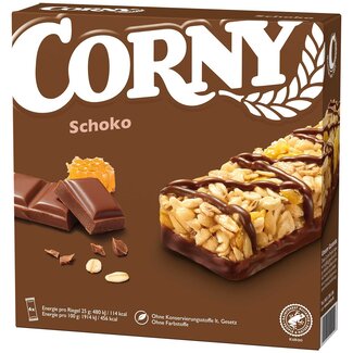 CORNY CORNY Mueslirepen Choco 6x25g