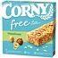 CORNY CORNY Mueslirepen Free Hazelnoot 6x20g