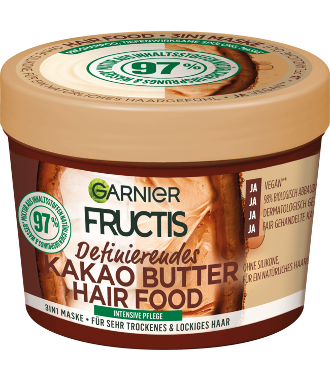 escort Profetie Afleiden Garnier Fructis Hair Food 3in1 Haarmasker Cacao Butter 390mL - Duitse  Voordeel Drogist