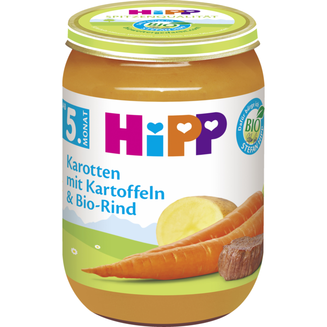 Hipp Menu Worteltjes Aardappelen & Rund 190g