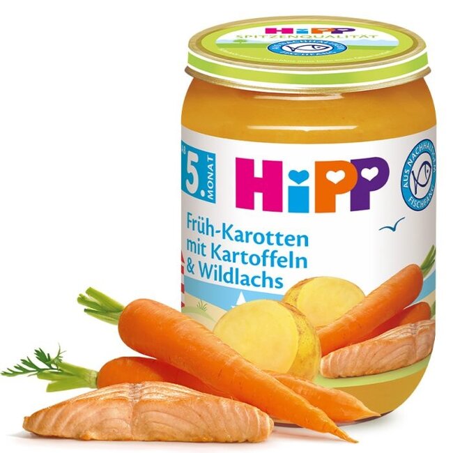 Hipp Menu Worteltjes Aardappelen & Wilde Zalm 190g