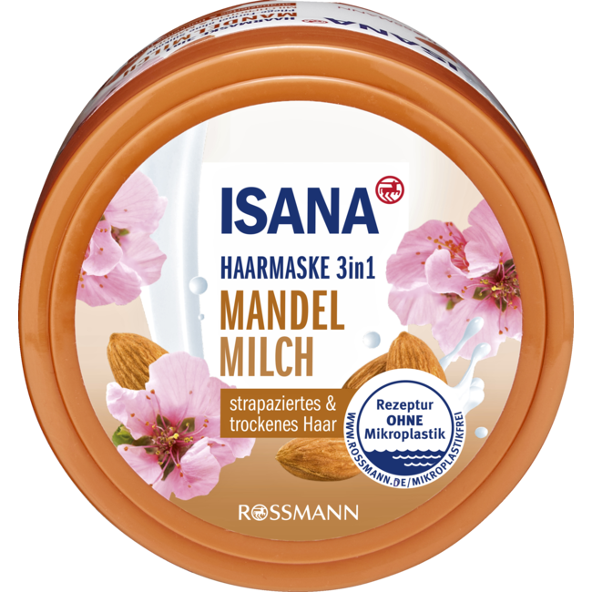 Isana 3in1 Haarmasker Amandelmelk 250mL