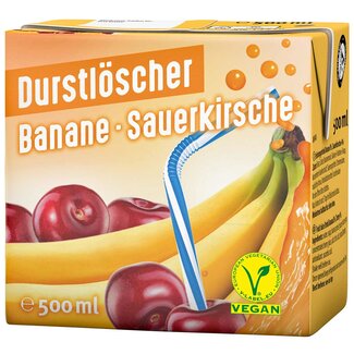 Durstlöscher Durstlöscher Banaan & Zure Kersen 500ml